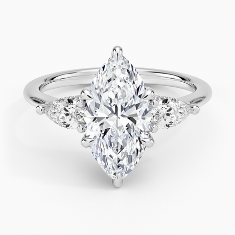 Adorned Opera Three Stone Diamond Ring - Brilliant Earth