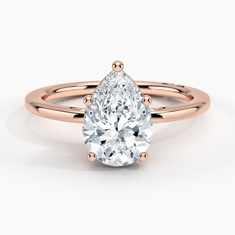 18K Rose Gold Simply Tacori Delicate Drape Diamond Ring