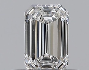 Emerald diamond — real photo