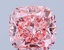 3.36 Ct. Fancy Vivid Pink Cushion Lab Grown Diamond