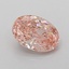 0.81 Ct. Fancy Vivid Pink Oval Lab Grown Diamond