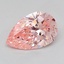 1.40 Ct. Fancy Vivid  Pink Pear Lab Grown Diamond