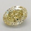 2.54 Ct. Fancy Intense Yellow Oval Lab Grown Diamond