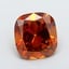 2.33 Ct. Fancy Brownish Orange Cushion Lab Grown Diamond