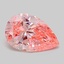 1.09 Ct. Fancy Vivid  Pink Pear Lab Grown Diamond