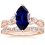14K Rose Gold Luxe Willow Diamond Ring (1/4 ct. tw.) with Luxe Winding Willow Diamond Ring (1/4 ct. tw.)