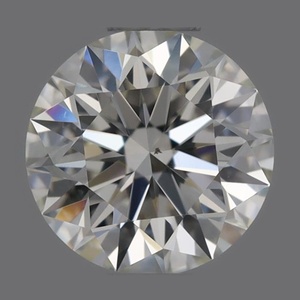 Round diamond — real photo