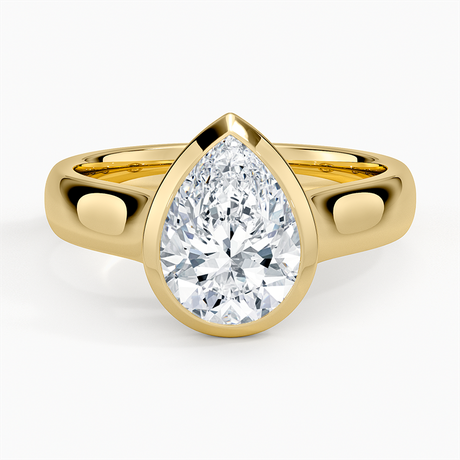 Luna 4mm Bezel Ring