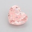 1.05 Ct. Fancy Intense  Pink Heart Lab Grown Diamond