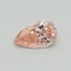 0.30 Ct. Fancy Vivid Pink Pear Lab Grown Diamond