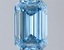 2.09 Ct. Fancy Vivid  Blue Emerald Lab Grown Diamond