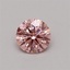 0.31 Ct. Fancy Vivid Pink Round Lab Grown Diamond
