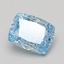 3.02 Ct. Fancy Vivid Blue Cushion Lab Grown Diamond