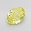 3.62 Ct. Fancy Intense Yellow Oval Lab Grown Diamond