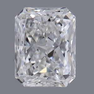 Radiant diamond — real photo