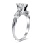 The Lyneth Ring, smalltop view on a hand