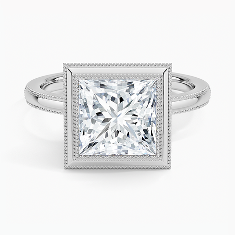 18K White Gold Blair Bezel Ring