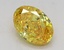 2.06 Ct. Fancy Vivid  Yellow Oval Lab Grown Diamond