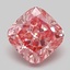 1.38 Ct. Fancy Vivid Pink Cushion Lab Grown Diamond