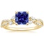 18K Yellow Gold Luxe Willow Diamond Ring (1/4 ct. tw.), smalltop view