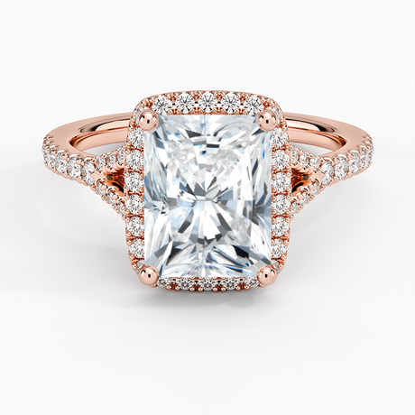 14K Rose Gold Joy Half Coverage Diamond Ring
