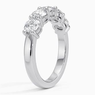 Round Five Stone Diamond Ring (1 1/2 ct. tw.) in Platinum