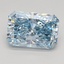 1.50 Ct. Fancy Intense  Blue Radiant Lab Grown Diamond