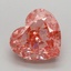 3.15 Ct. Fancy Vivid Pink Heart Lab Grown Diamond