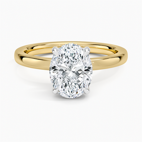 Audrey Mixed Metal 2mm Diamond Ring