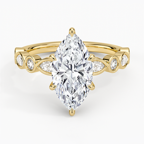 Versailles Bezel Diamond Engagement Ring