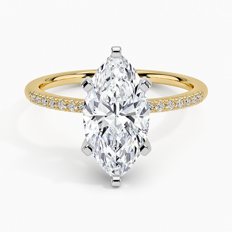 18K Yellow Gold Whisper Diamond Ring