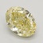 1.77 Ct. Fancy Intense Yellow Oval Lab Grown Diamond