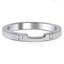 Custom Notched Low Profile Wedding Ring
