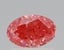 0.79 Ct. Fancy Vivid Pink Oval Lab Grown Diamond