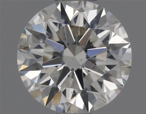 Round diamond — real photo