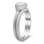 Matte Bezel Diamond Matched Set, smallside view