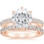 14KR Moissanite Luxe Sienna Diamond Bridal Set (1 1/8 ct. tw.), smalltop view