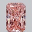 1.50 Ct. Fancy Vivid  Pink Radiant Lab Grown Diamond