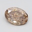 1.07 Ct. Fancy Light  Brown Oval Lab Grown Diamond