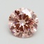 1.80 Ct. Fancy Intense Pink Round Lab Grown Diamond