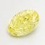 4.55 Ct. Fancy Intense  Yellow Oval Lab Grown Diamond