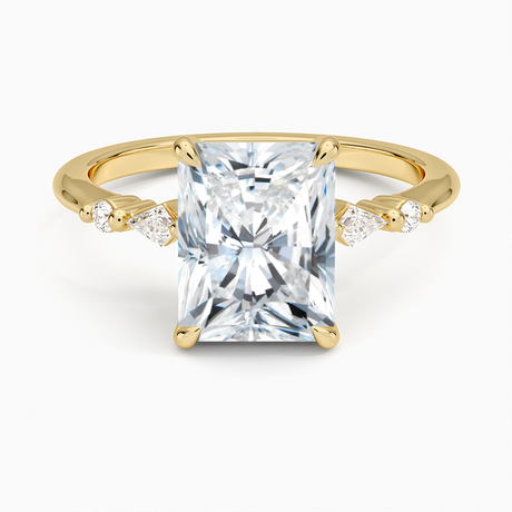 18K Yellow Gold Soraya Diamond Ring