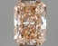 1.61 Ct. Fancy Intense Orangy Pink Radiant Lab Grown Diamond