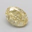 1.01 Ct. Fancy  Yellow Oval Lab Grown Diamond