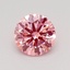 0.96 Ct. Fancy Intense Pink Round Lab Grown Diamond