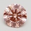 2.02 Ct. Fancy Vivid Pink Round Lab Grown Diamond