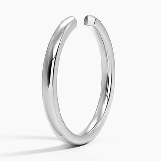 Liv 2mm Open Ring in Platinum