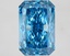 3.60 Ct. Fancy Vivid Blue Radiant Lab Grown Diamond