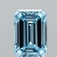 2.00 Ct. Fancy Vivid  Blue Emerald Lab Grown Diamond