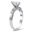The Delana Ring, smalltop view on a hand